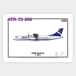 Avions de Transport Régional 72-500 - CCM Airlines (Art Print) Sticker